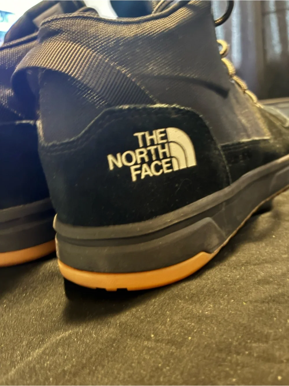 The North Face Men's Black Boots with Gum Outsoles